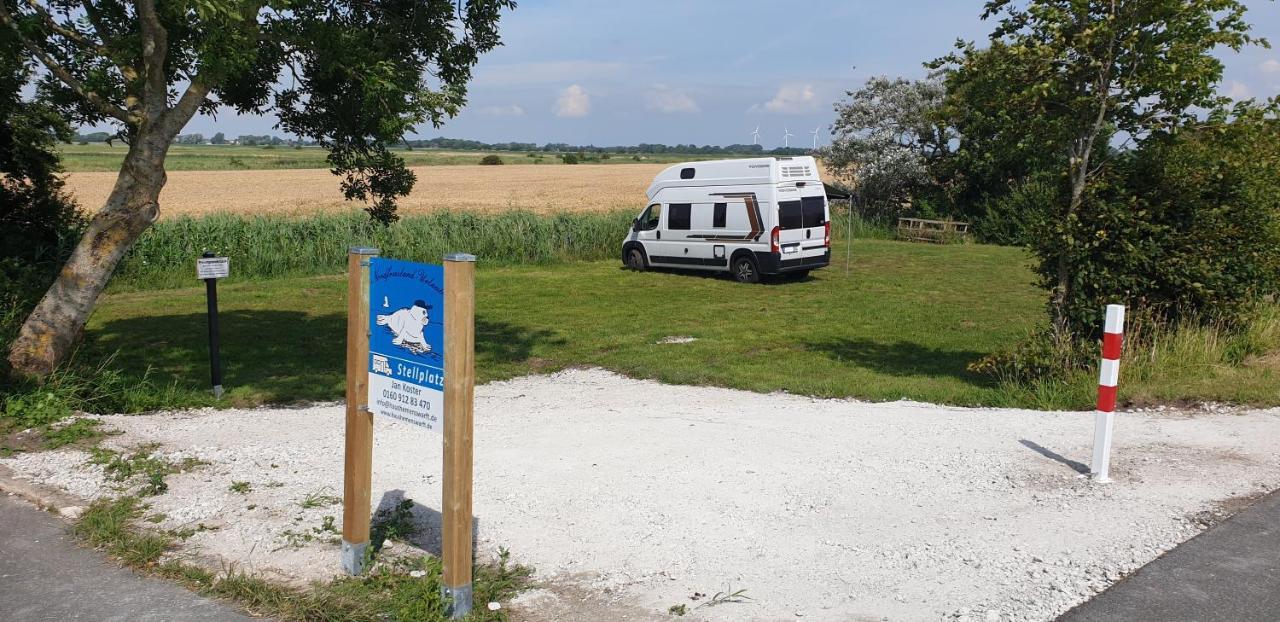 Wohnmobilstellplatz Hemenswarft An Der Nordsee - Meerblick Emmelsbull-Horsbull Exterior foto
