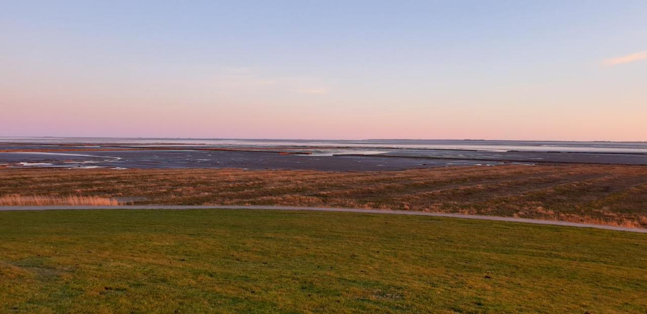 Wohnmobilstellplatz Hemenswarft An Der Nordsee - Meerblick Emmelsbull-Horsbull Exterior foto